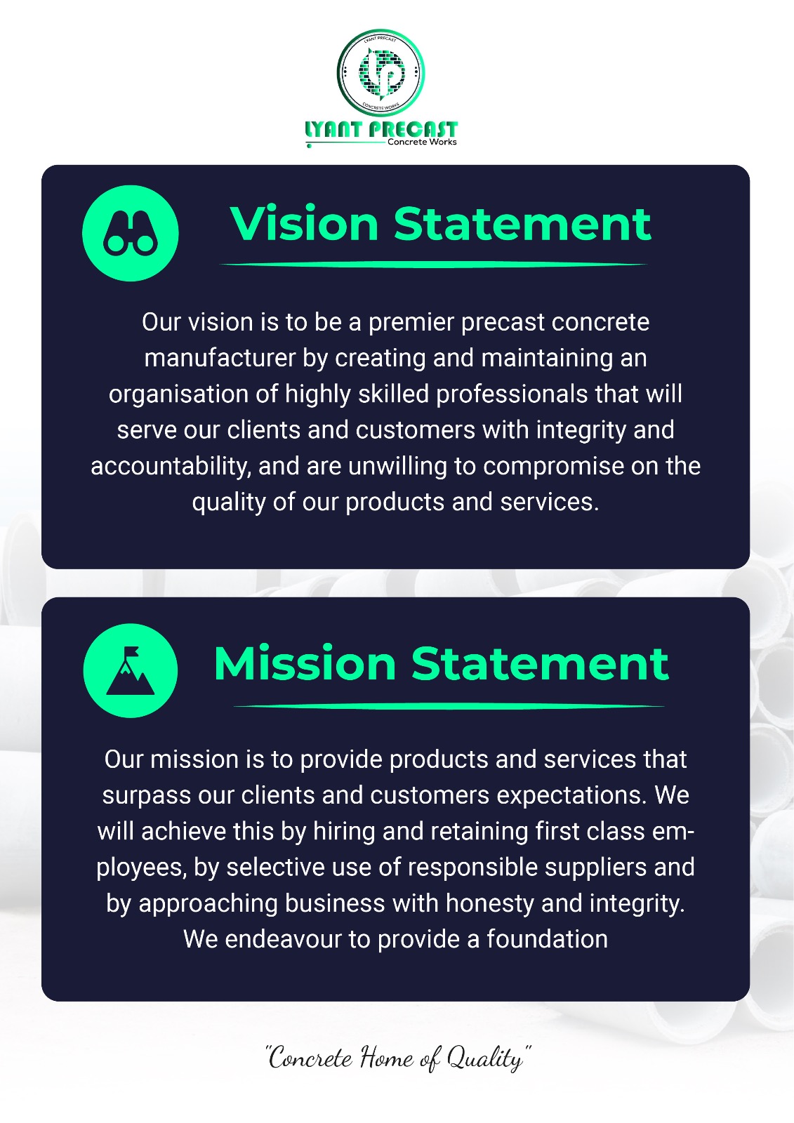 Lyant precast facility